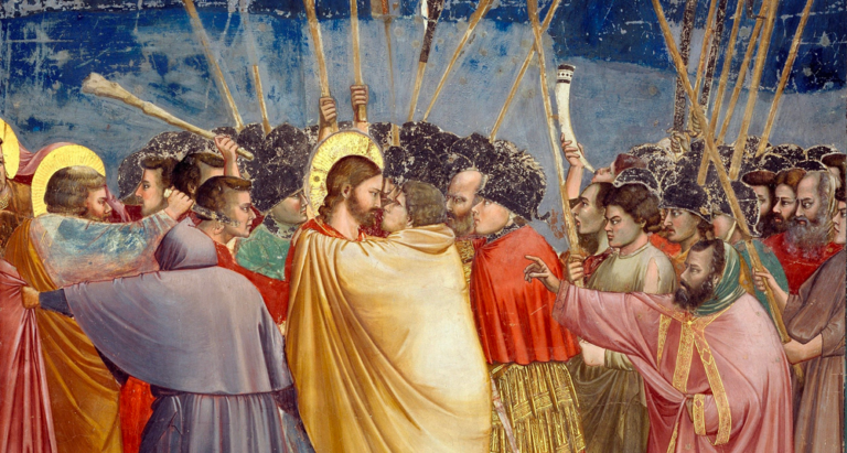 Où est exposé Le Baiser de Judas réalisé par Giotto Alea Quiz